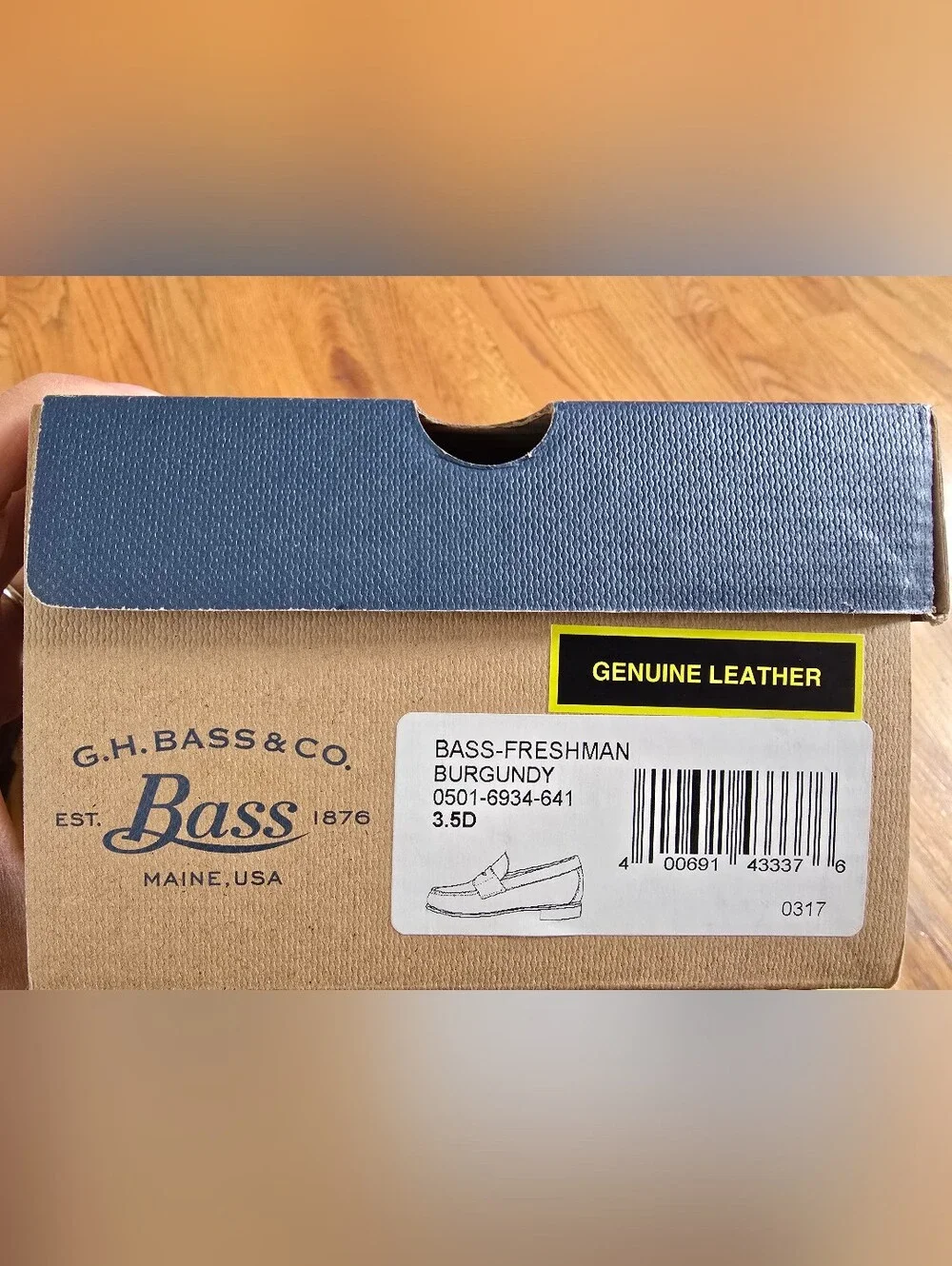 G.H. Bass & Co. Boy’s Weejuns Penny Loafers - Burgundy/Deep Wine
